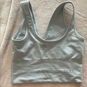 Abercrombie & Fitch Gray Sports Bra